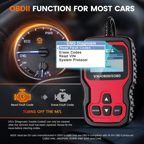 VD500 OBD2 Scanner For Volkswagen Group Cars Diagnostic Tool For VW Audi Skoda Seat Reads Check Engine EPB ABS SRS Codes