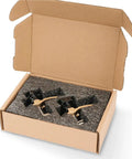 Open box with Two Pack Router Table Clamps T Track Hold Down Fixtures For Engraving Machines Milling Saws Drill Presses Woodworking.