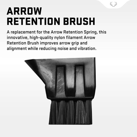 Arrow Retention Brush For Improved Grip And Alignment, Quiet Shooting And Vibration Reduction, Durable Nylon Filament