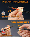 Phillips #2 drill bit set by COMOWARE with orange magnetic holder and 1/4 hex shank for electronics disassembly