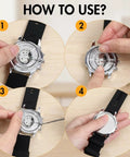 Step-by-step guide using 180 Piece Watch Gasket Kit O Rings 18 Sizes 16-30mm Rubber Seals for Watch Back Case Waterproof Repair
