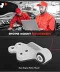 Badass Heavy Duty Rear Engine Motor Mount Fits Toyota Corolla And Prius Models 2016 Through 2022 1.8 Liter Four Cylinder Engine Direct Bolt On Replacement, showing detailed design.