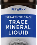 Trace Mineral Liquid Supplement For Real Wellness And Energy 8 Fl Oz Therapeutic Grade Non GMO Gluten Free Lab Tested For Purity You Can Feel Natural Mineral Power To Hydrate And Fuel Your Day bottle