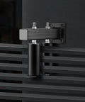Beefed-Up Heavy Duty Sliding Gate Kit 6-Inch Rollers With T Bracket Universal Adjustable Gate Rollers Black Gate Guide Roller