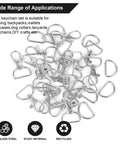 Straight Up Badass Swivel Snap Hooks And D Rings, pack of heavy duty zinc alloy clips for backpacks and DIY crafts.