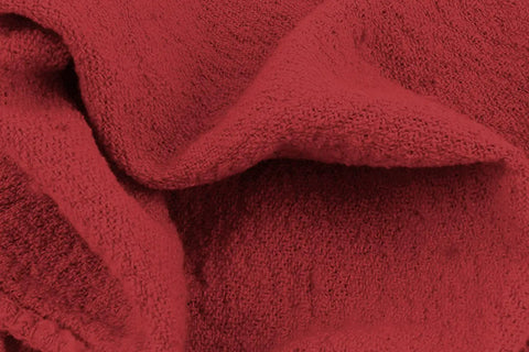 150 Pack Cotton Shop Towels Rags 14x12 Inches Absorbent, Reusable Cleaning Rags For Auto Shops, Garage, Home, And Industry Multipurpose Red