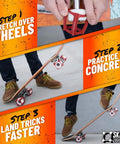 Skateboard Trick Training Wheels To Nail Ollies And Kickflips Faster, step-by-step usage guide for safer practice and landings