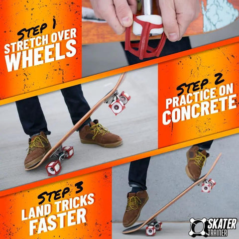 Skateboard Trick Training Wheels To Nail Ollies And Kickflips Faster, step-by-step usage guide for safer practice and landings