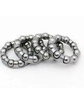 Bike Ball Crank Bearing Retainer Set Of Four, 1/4 Inch By 9 Balls, Inner Diameter 0.72 Inch, Outer Diameter 1.14 Inch, metal