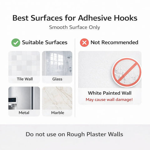 Best surfaces for adhesive hooks for Two Pack Wall Hanging Organizer Bins With Pockets And Hooks Game Changer Linen Fabric Door Mount Storage