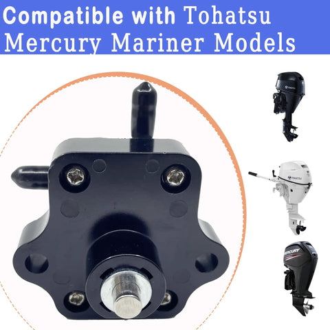 Mercury Mariner Fuel Pump Replacement For 4 Stroke Outboard Engines 4HP 5HP 6HP 8HP 9.8HP Direct Drop In Replacement For Easy Install And Reliable Performance Fits Tohatsu Nissan MFS NSF Outboard Motor