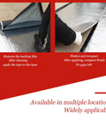Steps for applying Heavy Duty Asphalt Roof Repair Tape For Sneaky Leaks And Narrow Cracks Waterproof Aluminum Flashing Roll.