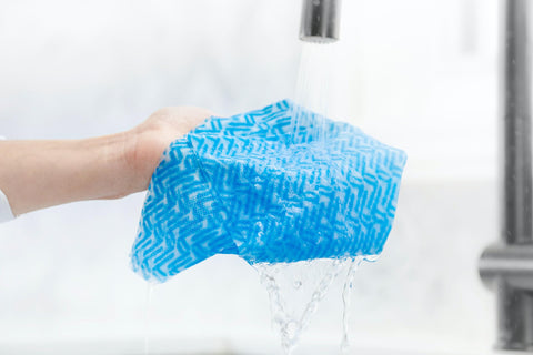 Reusable Kitchen Wipes, 60 Count, Rinse and Reuse Up to 10 Times, Machine Washable, Durable Alternative to Paper Towels, Use Wet or Dry