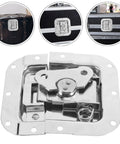 Heavy Duty Stainless Steel Butterfly Twist Latch Offers Rock Solid Security And Super Easy Install For Flight Cases, Gun Boxes, and Travel Gear close-up view