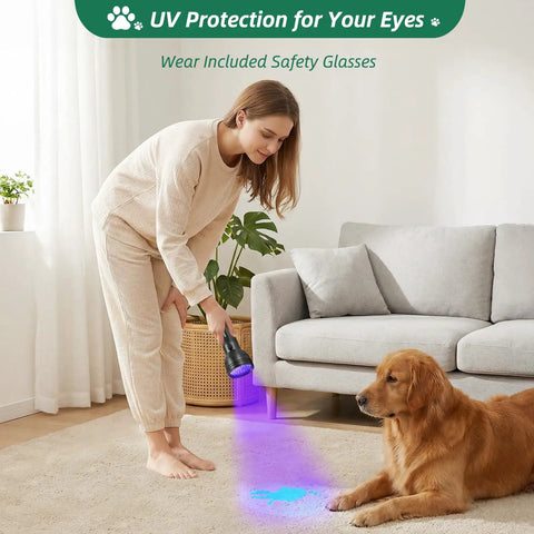 Ultimate UV Black Light Flashlight With 51 LEDs And 395 Nm Ultraviolet Beam For Pet Stains And Urine Detection Bed Bug Finder On Rugs And Carpets Great For Spotting Hidden Spills Like A Stain Hunter And Dirt