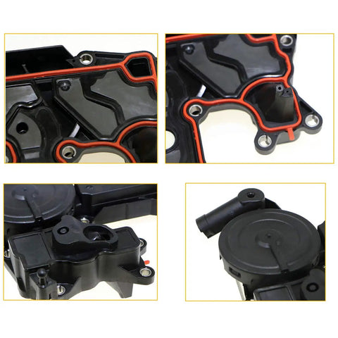 Upgrade Your Ride With This PCV Valve Engine Crankcase Vent Oil Separator Breather Hose Kit For Audi A3 A4 A5 Q5 TT And VW Beetle CC Jetta Passat Tiguan Replacement 06H103495AB 06H103495AH 06H103495B in detailed view