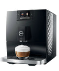 Top Tier Automatic Coffee Maker In Sleek Piano Black With One Touch Brewing For Barista Style Espresso And Creamy Latte Blends Made Daily Without The Sweat with cappuccino.