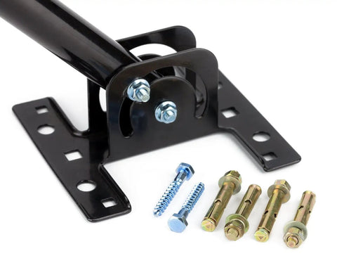 Adjustable Antenna Mounting Pole For Indoor Or Outdoor Use Go-To Heavy Duty Steel Universal Bracket with mounting hardware