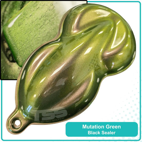 Mutation Green Basecoat Automotive Paint One Gallon 128 Oz Pre Thinned Ready To Spray Blend Including Slow Reducer Professional Grade sample sealer