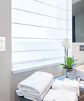 Occupancy Vacancy Motion Sensor PIR Wall Switch With Three Way Or Single Pole Configuration installed in a modern bathroom