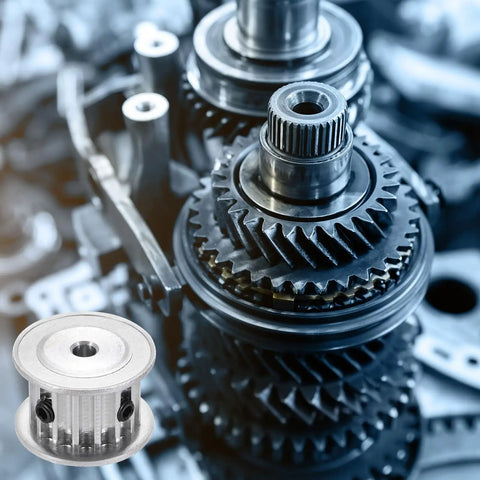 Timing Belt Pulley 5M 26 Teeth 25mm Bore 1 Inch Aluminum AF Type Synchronous Wheel For 3D Printers CNC Routers Milling Machines And Industrial Gear Systems Pro Grade Build, silver gear pulley