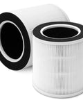 Two Replacement Filter For Vremi And Hokeki VK-6067B Air Purifiers 4 In 1 H13 True HEPA High Efficiency Replacement, 2 Pack
