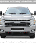Chevy Silverado 2500HD/3500HD with Flag Style Tow Hook Covers for 2007 to 2019 Chevy Silverado 2500 and 3500 HD Trucks