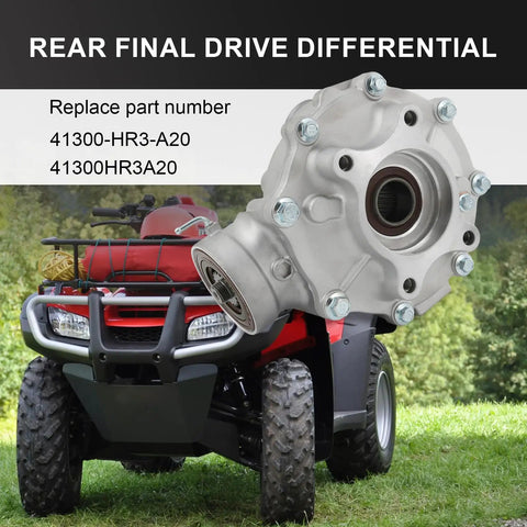 Rear Differential Assembly For Honda TRX420 Rancher And TRX500 Foreman 2014 2015 2016 Beefed Up Final Drive Gearbox 41300HR3A20