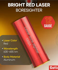 Premium 12 Gauge Laser Bore Sight For Shotguns Precision Red Dot Zeroing Aid Fast Lock Setup Straight Red Beam covers aluminum body.