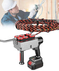 Pro Grade Cordless Wire Puller And Stud Routing Machine For Tight Cavities Seamless Cable Threading Tool with drill and cable.