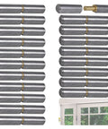 Beefy Heavy Duty Weldable Barrel Hinges Set For Carbon Steel Detachable Rotating Gate Hinges, 3 1/8 Inch By 1/2 Inch Pins, 20 Pack