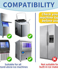 Ice Machine Cleaner And Descaler Tablets For All Major Brands Nickel Safe Descaler For Countertop Portable And Commercial Icemakers 24 Pack Food Grade Citric Acid Based Cleaning Solution compatibility chart