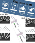 Do It All Cotter Pins And Hair Pins Kit 300 Pcs Zinc Plated Steel Fastener Set In A Handy Plastic Box Multiple Sizes For Auto Home And DIY Repairs For Projects And Everyday Maintenance, showing various pins and tools.