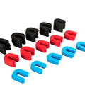 Heavy Duty Shim Set For Two Post And Four Post Lifts With Blue One Sixteenth Inch Shims Red One Eighth Inch Shims And Black One Quarter Inch Shims Fifty Pieces Each 150 Total