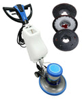 Beast Of A Floor Cleaning Machine With 17 Inch Cleaner And Polisher Industrial Ground Scrubber Buffer Heavy Duty Carpet Cleaner With Three Changeable Brushes For Hard Floors And Carpets 110V Large 3.17 Gallon Tank