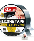 Self-Fusing Silicone Tape Pro Black 1.5 Inch By 15 Feet No Glue Required Weatherproof Sealing Tape packaging