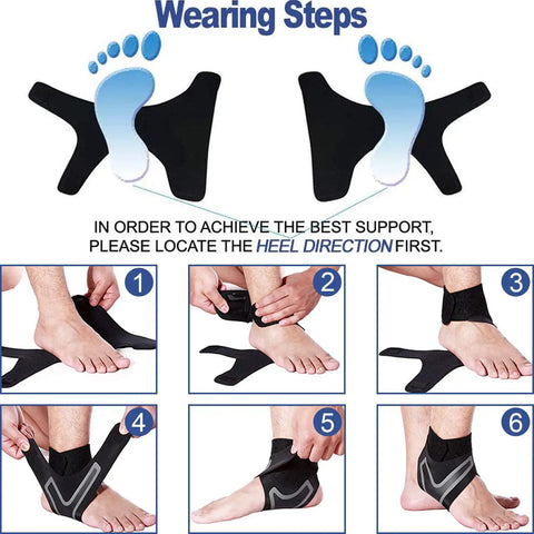 Breathable Ankle Support Brace 1 Pair Neoprene Compression Sleeve step-by-step guide for injury recovery