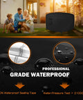 Round Patio Table Cover 36 Inch Diameter 28 Inch Height All Weather Waterproof Outdoor Table Cover With UV Resistant Protection