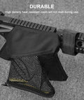 Brass Shell Catcher For Rifle With Nylon Mesh Quick Unload Zippered Bottom Heat Resistant Mesh 45 Degree Right Side Wire Frame
