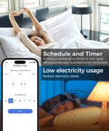Smart LED Bulbs 2 Pack Works With Apple HomeKit Siri Alexa Google Assistant RGBWW Color Changing Dimmable with Timer App