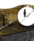 Pro Choice Blind Hole Bearing Puller Extractor Kit Removal Tool For Auto Car Repair Fits Sizes From 20mm To 24mm Solid Grip Works Great On Bushings And Gears Easy Setup Ensures You Get It Done Fast And Simple For Real Pros Who Want Quick Results Fast. black alloy steel blind hole bearing puller kit with rod and collets
