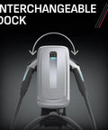 Level 2 EV Charger 240V 50A Hardwired For Home And Garage With SAE J1772 Universal Connector SEV1600HW interchangeable dock