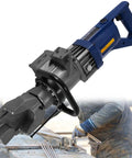Uwytgf 900 Watt Electric Rebar Bender Hydraulic Bending Machine for 4 to 20 mm steel rod, heavy duty tool for construction.