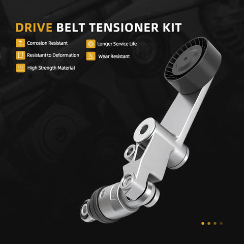 Serpentine Drive Belt Tensioner Kit DIY Friendly For Toyota Celica 2003 Through 2005 And Toyota Corolla 2003 Through 2008