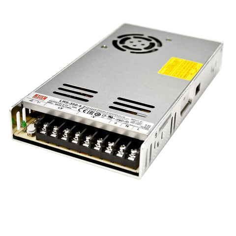 Bulletproof Design Ac To Dc Switching Power Supply 4.2V 60A Adjustable Enclosed with metal housing and output terminals.