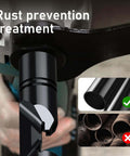 Die Holder For Electric Nibblers Heavy Duty Durable Replacement Part With Precise Fit showing rust prevention treatment demonstration
