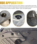 100 Piece Car Screws And Bolts Kit Heavy Duty Undertray Screws Auto Body Fender Screws Splash Guard Clips And Universal U Nuts Kit Universal For Most Cars Trucks SUVs Black close-up