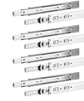 18 Inch Soft Close Drawer Slides Set Beefed Up 4 Pairs Slow Close Ball Bearing Slides Full Extension 3 Fold Side Mount Heavy Duty 100 LB Capacity for Cabinets Toolboxes RVs Trucks Silver