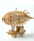 3D Wooden Airship Puzzle Kit For Adults And Teens Brain Teaser DIY Wood Model To Build Your Own Airship Epic Gift