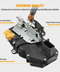 Power Door Lock Latch Actuator With Cable Front Left Driver Side for Chevrolet Silverado Sierra 1500 2500HD 3500HD Direct Replacement